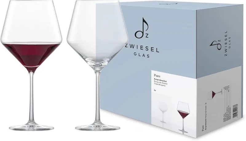 Pure Bourgogne Goblet 140 - 700 ml - set van 2 de Schott Zwiesel en Transparent – photo produit