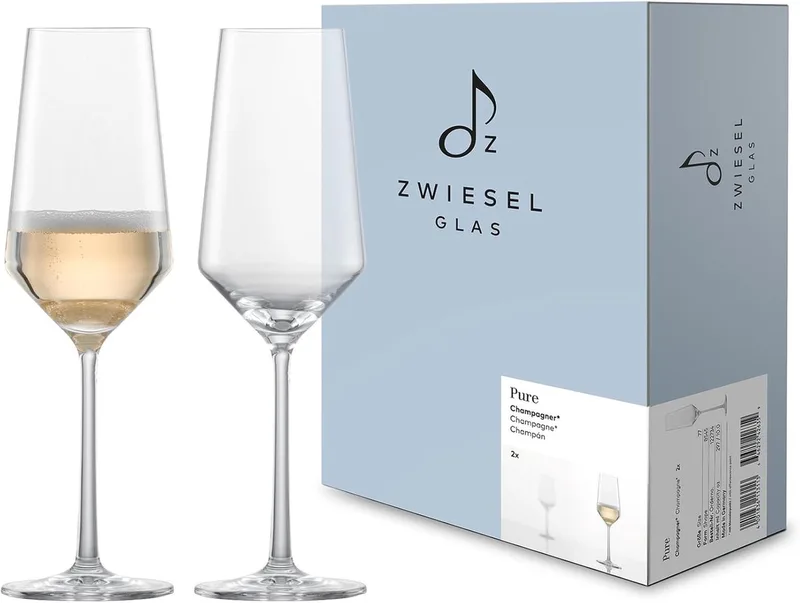 Pure Champagneglas met MP 77 - 297 ml - set van 2 by Schott Zwiesel in Transparent – product photo
