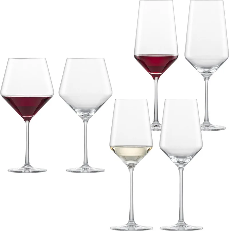 Rot- und Weißweingläser Pure Set van 6 by Schott Zwiesel in Transparent – product photo