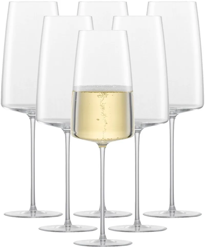 Sektgläser leicht & frisch Simplify 407 ml Set van 6 von Schott Zwiesel in Transparent – Produktfoto