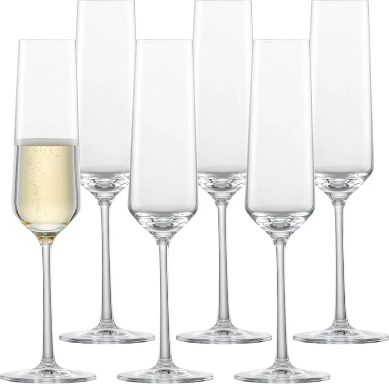Sektgläser Pure 209 ml Set van 6 by Schott Zwiesel in Transparent – product photo