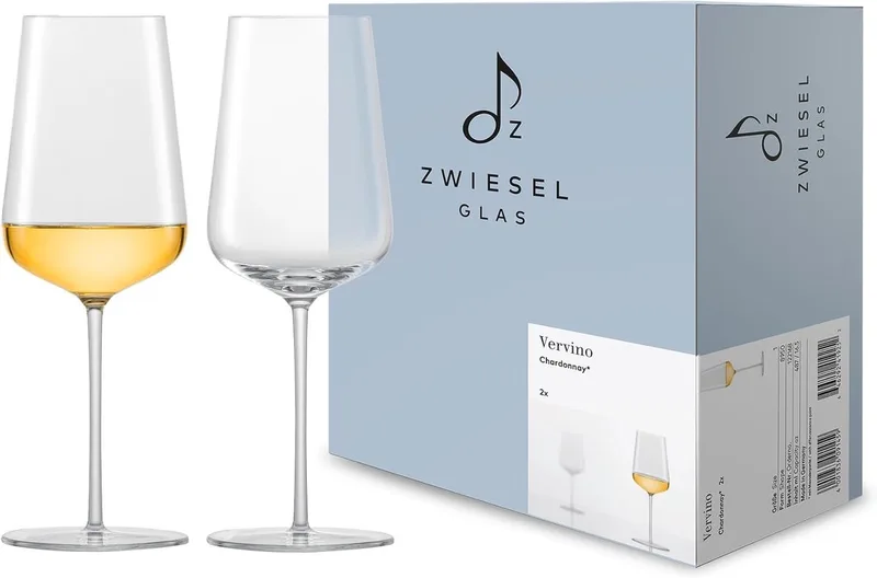 Vervino Chardonnay Wijnglas met MP 1 - 487 ml - set van 2 van Schott Zwiesel in Transparant – productfoto