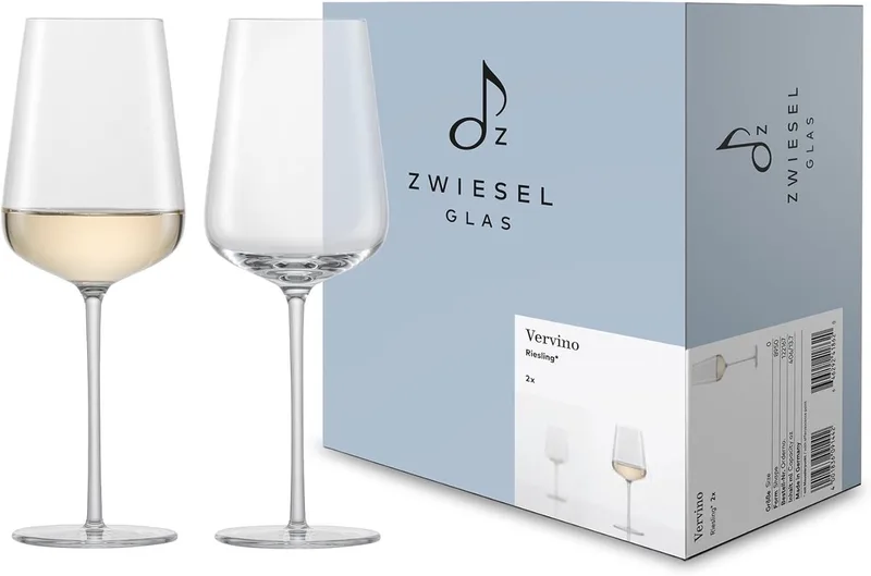 Vervino Riesling Wijnglas met MP 0 - 406 ml - set van 2 by Schott Zwiesel in Transparent – product photo
