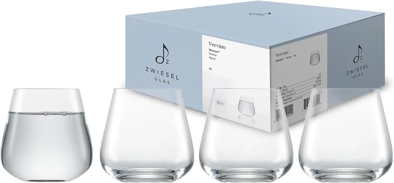 Vervino Waterglas met MP 60 - 0.398 Ltr - set van 4 by Schott Zwiesel in Transparent – product photo 1 of 5