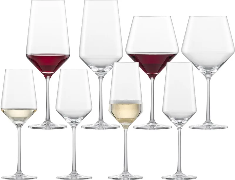 Wein- und Champagnergläser Pure Set van 8 von Schott Zwiesel in Transparent – Produktfoto