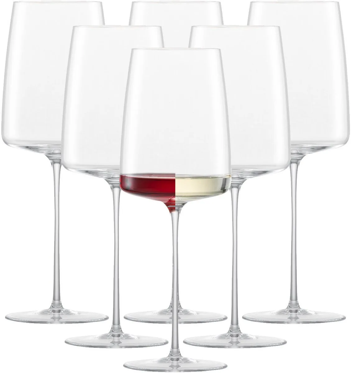 Weingläser leicht & frisch Simplify 382 ml Set van 6 de Schott Zwiesel en Transparent – photo produit