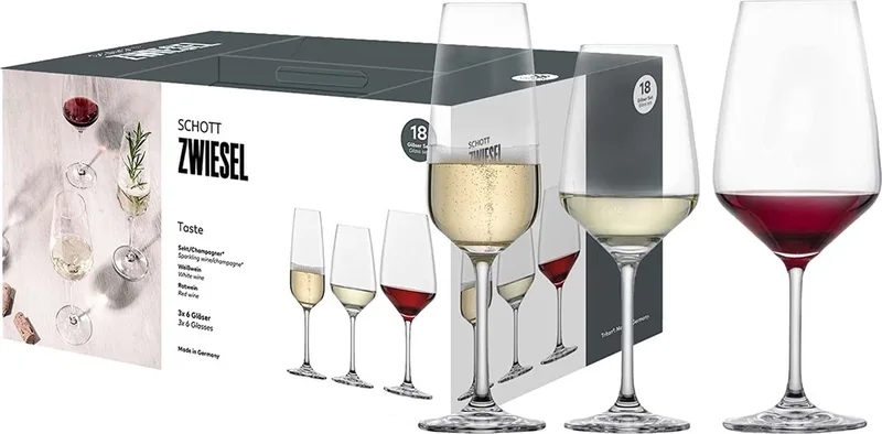 Wijnglazen set / wine glasses / royal style wine cups - Crystal Glass, High Quality - - Perfect for Home, Restaurants and Parties by Schott Zwiesel – product photo