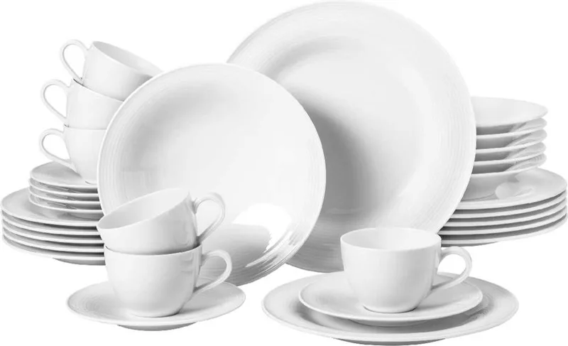 Beat 30-delige serviesset by Seltmann Weiden in White – product photo