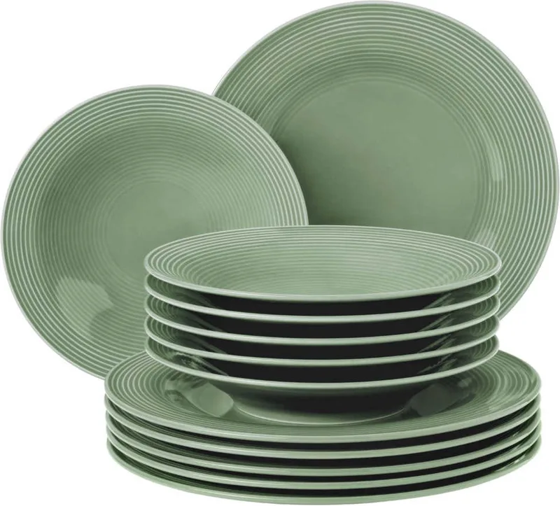 Beat - Serviesset - 12 delig - 6 persoons by Seltmann Weiden in Green – product photo 1 of 5