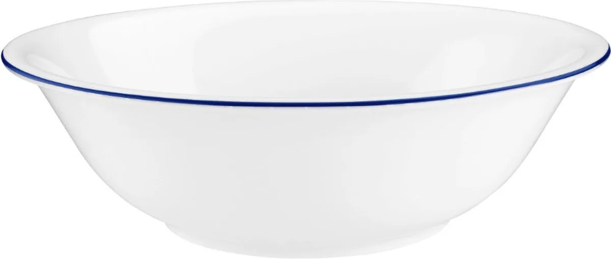 Compact Blaurand Kom rond 20 cm fra Seltmann Weiden i Hvid, Blå – produktbillede