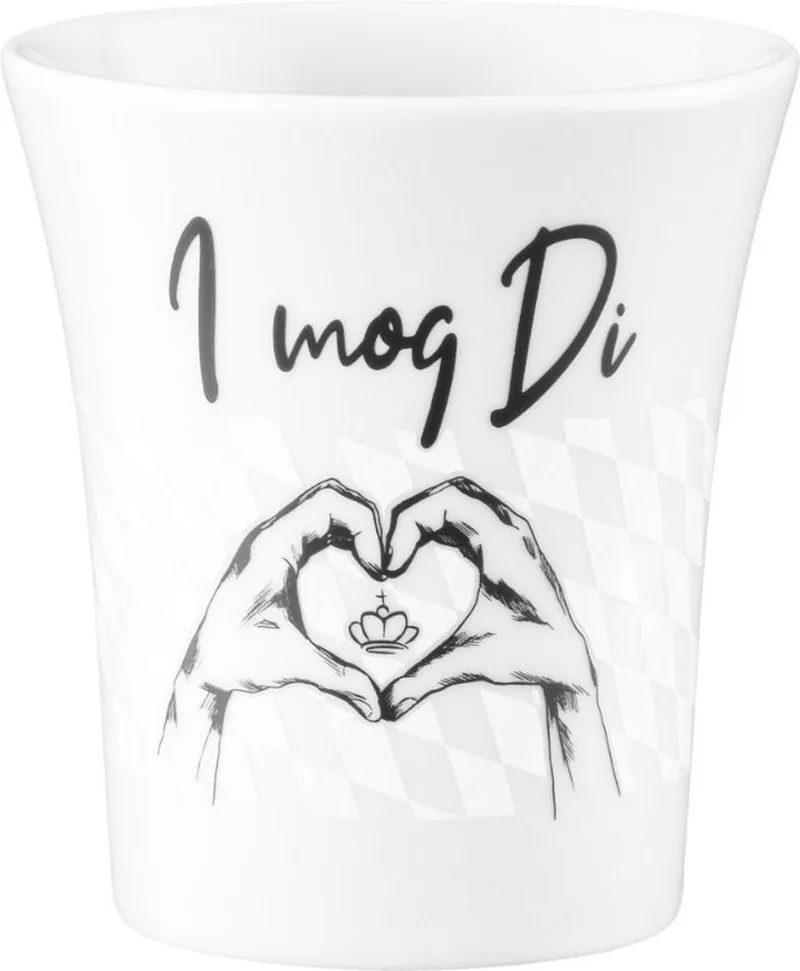Diva Beker met handvat I mog di 0,40 L von Seltmann Weiden in Weiß, Schwarz – Produktfoto