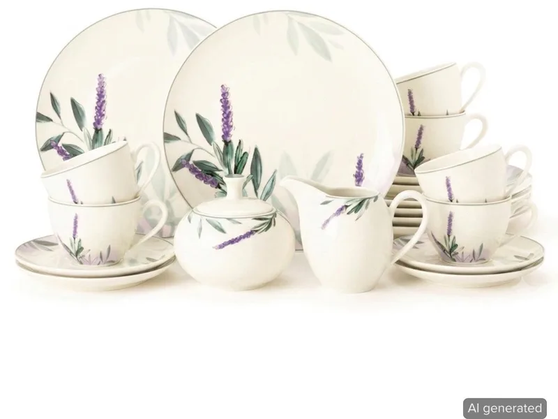 Kaffeeservice Savona Provence Set van 20 von Seltmann Weiden in Gekleurd-beige – Produktfoto