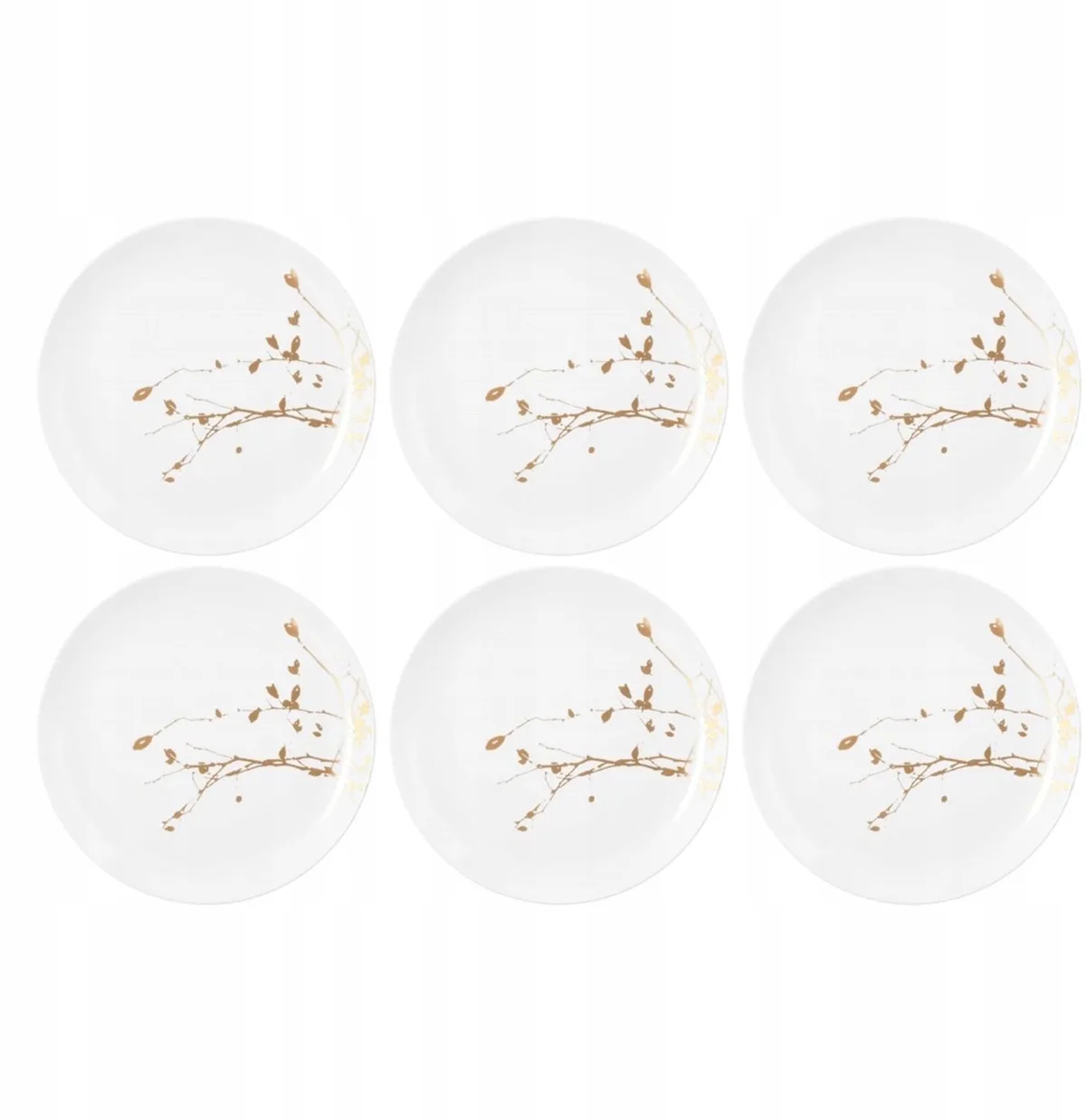 Liberty Golden Rose Hip dinerborden, 6 stuks, 27.5 cm van Seltmann Weiden in Wit – productfoto