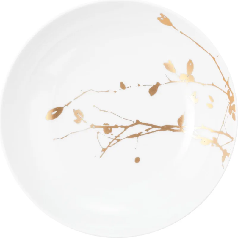 Liberty Golden Rose Hip Soepbord rond 21 cm by Seltmann Weiden in White, Gold – product photo