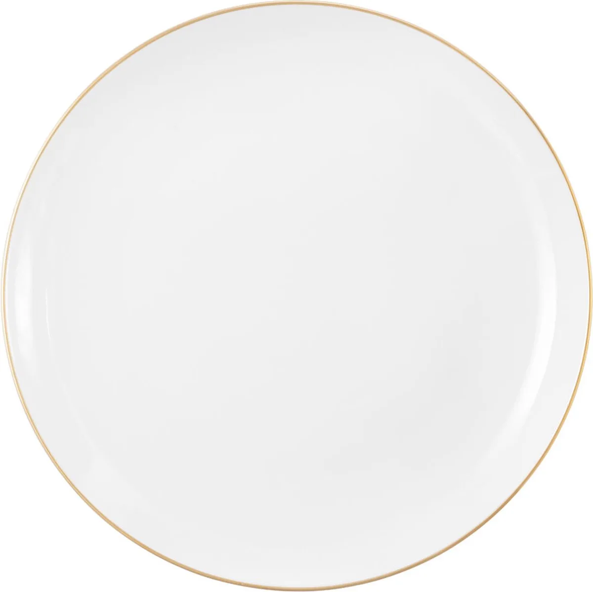 Liberty Goldrand Ontbijtbord rond 22,5 cm by Seltmann Weiden in White, Gold – product photo