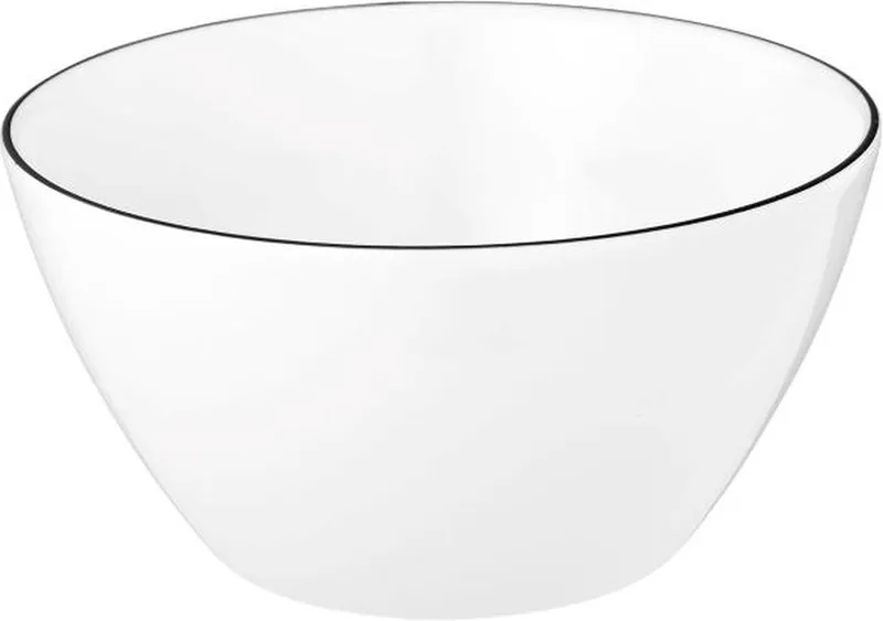 Lido Black Line Kom 15 cm von Seltmann Weiden in Weiß, Schwarz – Produktfoto 1 von 2