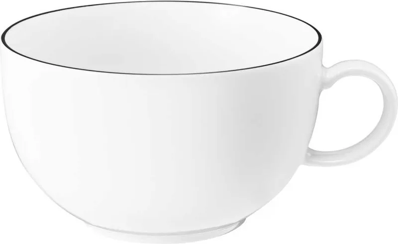 Lido Black Line Melkkoffie beker 0,35 L by Seltmann Weiden in White, Black – product photo