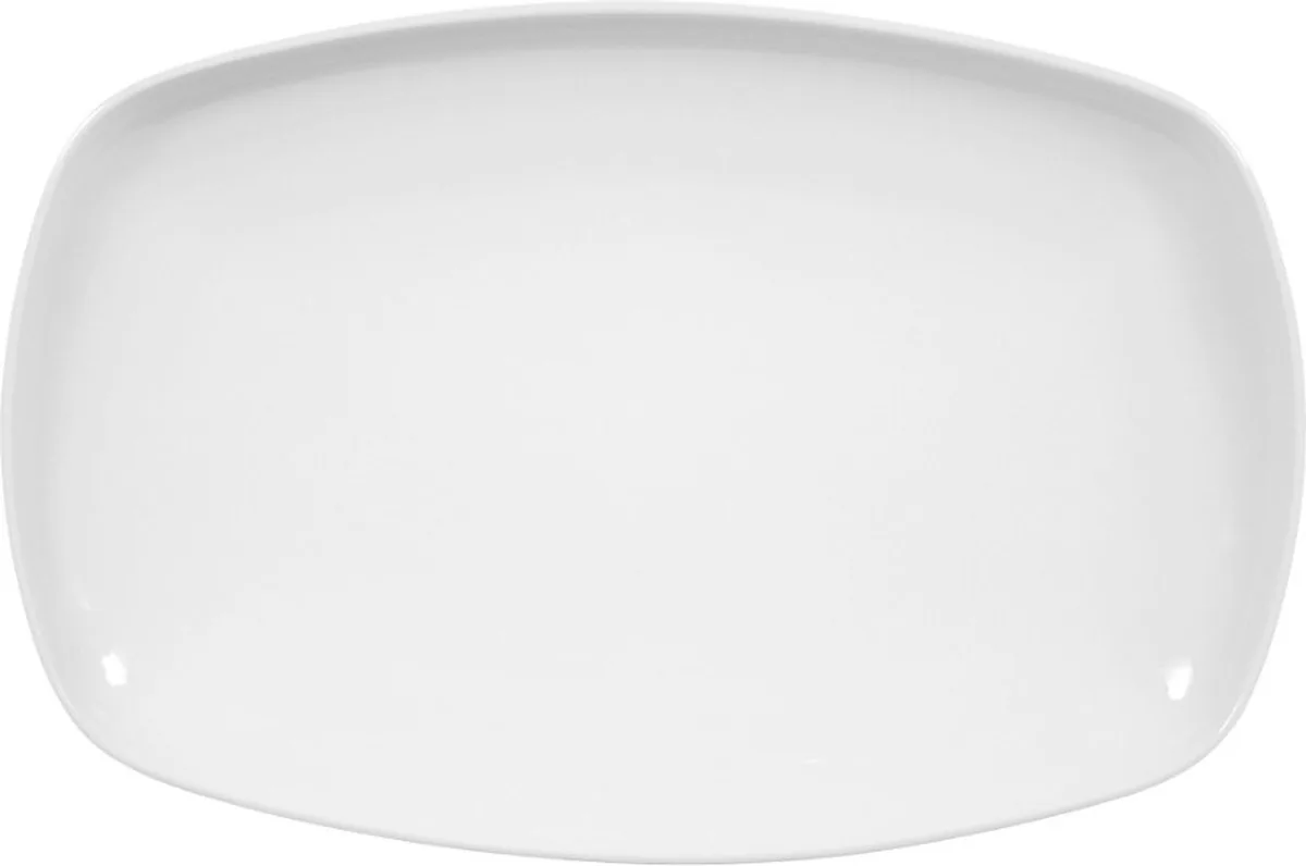 Lido Rechthoekig serveerbord 25x16,5 cm van Seltmann Weiden in Wit – productfoto
