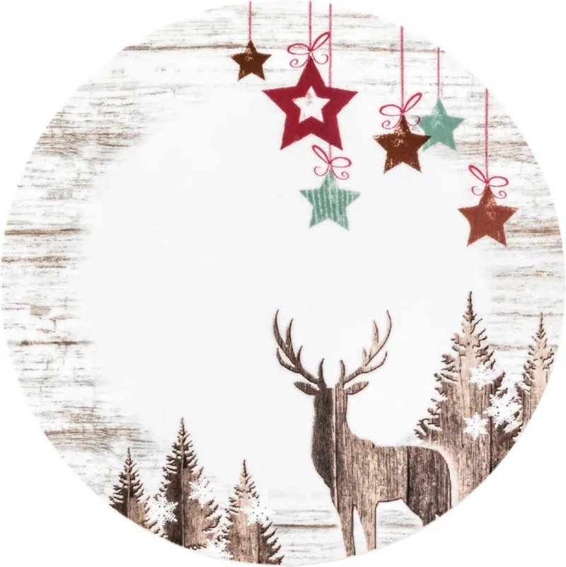 Life Christmas Ontbijtbord rond 22,5 cm de Seltmann Weiden en Gekleurd – photo produit