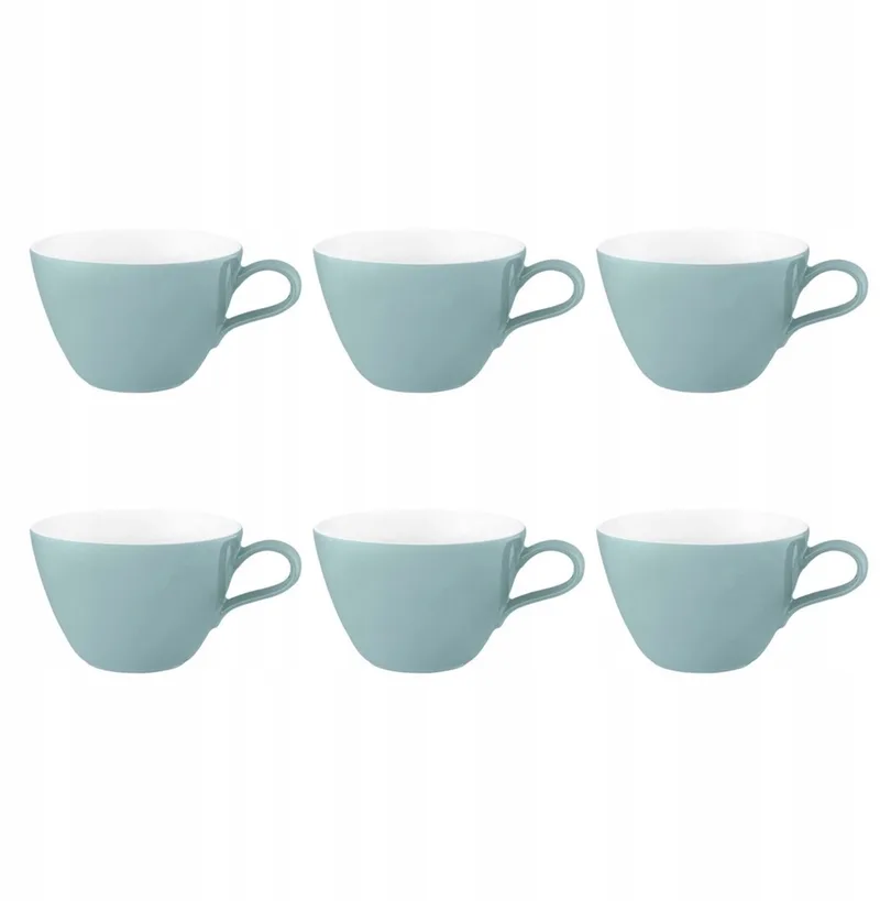 Life Fashion Green Chic Koffiekopjes Set - 6 stuks, 370 ml by Seltmann Weiden in Mintgroen – product photo