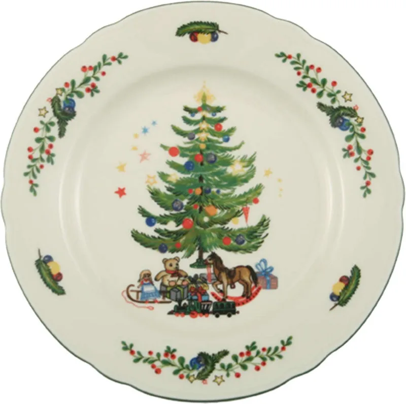Marie-Luise Weihnachten Bord 17 cm de Seltmann Weiden en Gekleurd – photo produit