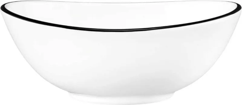 Modern Life Black Line Kom by Seltmann Weiden in White, Black – product photo