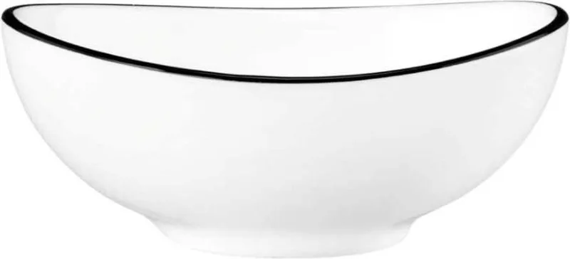 Modern Life Black Line Kom by Seltmann Weiden in White, Black – product photo