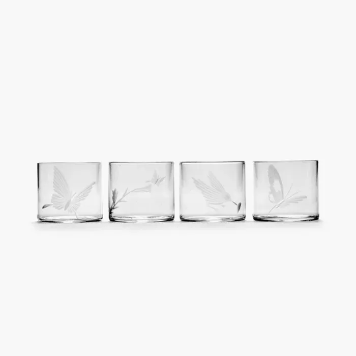 Tomorrowland - Waterglazen met gravures 4dlg van Serax – productfoto