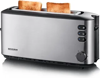 AT 2515 - Broodrooster - Toaster - Long-slot - 2 Sneden - Geborsteld by Severin in Rvs – product photo 1 of 2