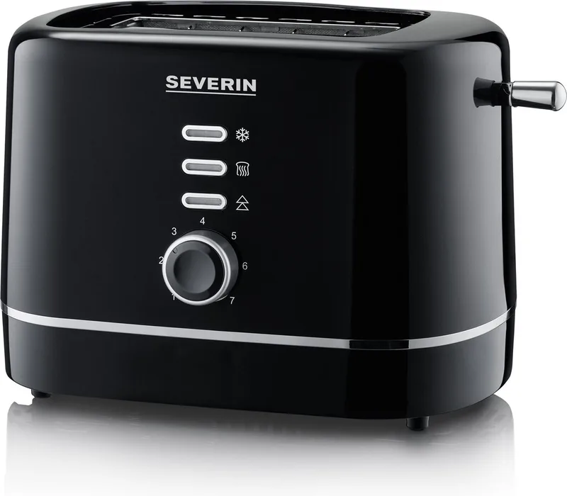 AT 4321 Broodrooster – Gelijkmatige Bruining – Met Ontdooifunctie by Severin in Black – product photo