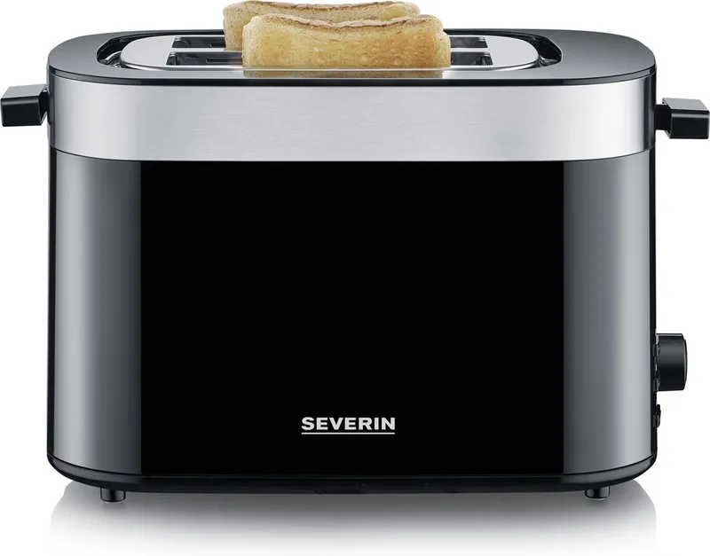 AT 9264 - Broodrooster - RVS serie by Severin in Black – product photo