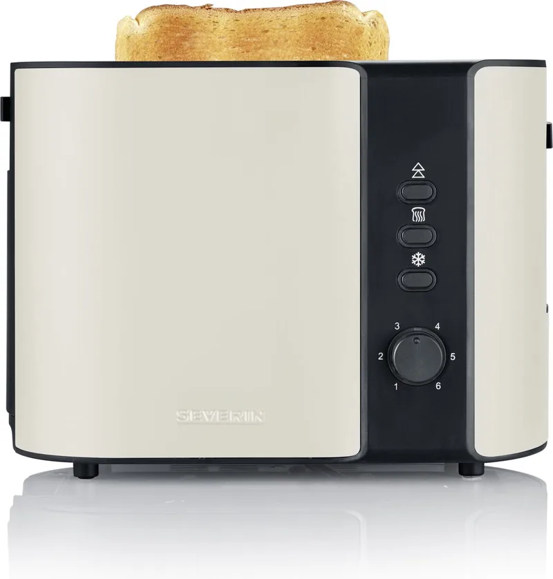 AT9576 - broodrooster - 2 snede(n) - 800W von Severin in Beige – Produktfoto