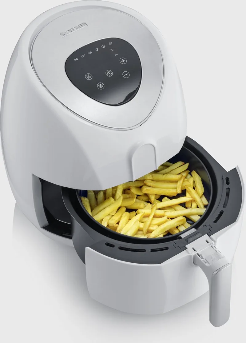 FR 2440 heteluchtfriteuse - 3.2 L - keramisch gecoate mand - kleur by Severin in White – product photo
