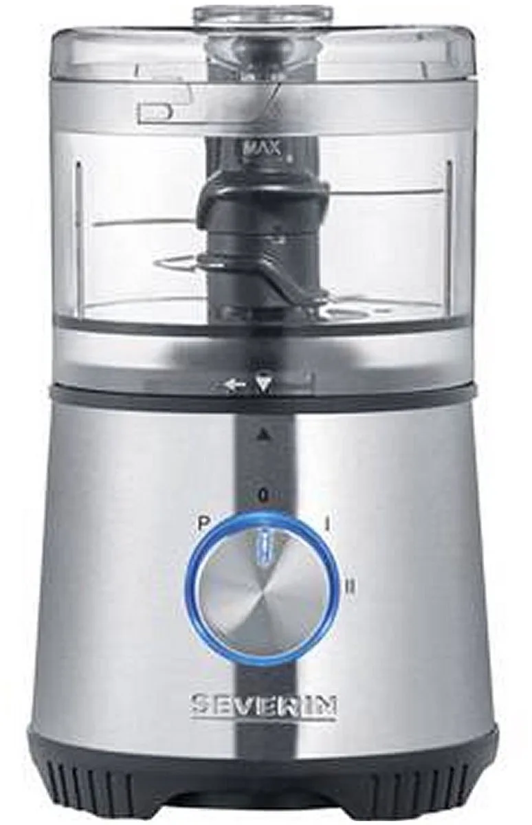 KM 3865 - Keukenmachine - Mini - Hakmolen - Zilver by Severin in Rvs – product photo