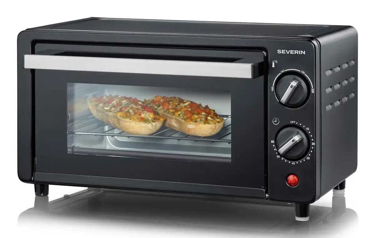 Mini-oven Timerfunctie 9 l de Severin en Noir, Argent – photo produit