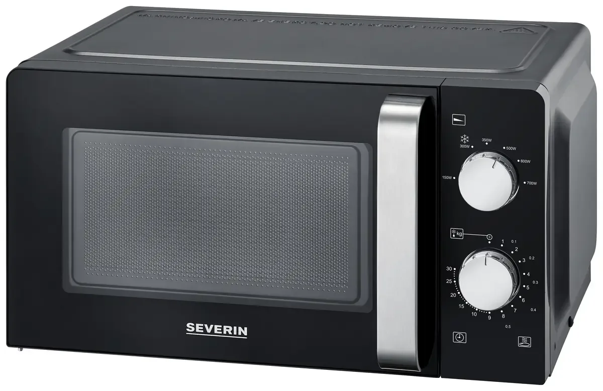 MW 7886 Micro-ondes 700 W fonction minuteur fra Severin i Sort – produktbillede