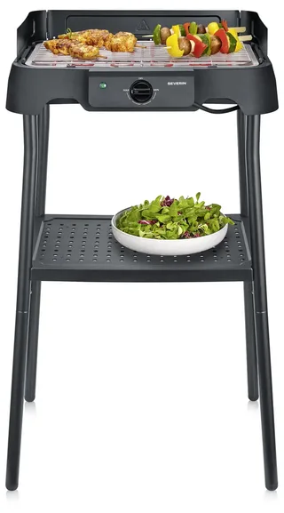 PG 8594 Elektrische BBQ Tafelgrill – 2000 W – RVS Grillrooster – Met Voet från Severin i Svart – produktbild 2 av 2