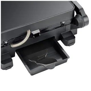 RG 2398 Severin - Contactgrill - Tafelgrill model - Keramische antiaanbaklaag - Afneembare platen - 1800 watt de Severin en Noir – photo produit 3 sur 3