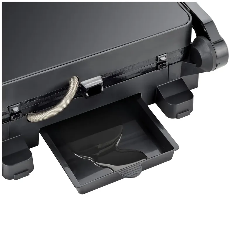RG 2398 Severin - Contactgrill - Tafelgrill model - Keramische antiaanbaklaag - Afneembare platen - 1800 watt de Severin en Noir – photo produit 3 sur 3