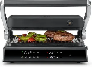 RG 2399 Severin - Contactgrill - 1.800 W - 5 Automatische programma's - Duo temperatuur control de Severin en Noir – photo produit 1 sur 5