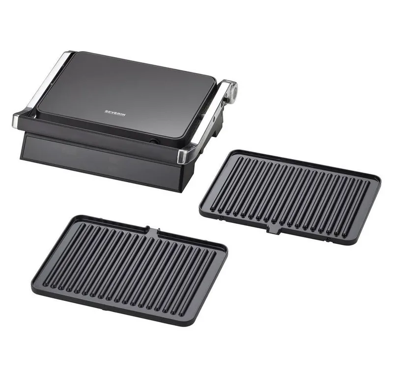 RG 2399 Severin - Contactgrill - 1.800 W - 5 Automatische programma's - Duo temperatuur control de Severin en Noir – photo produit 4 sur 5