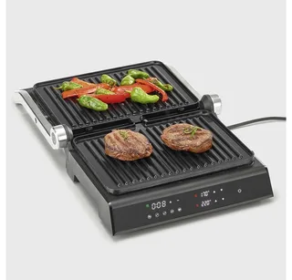 RG 2399 Severin - Contactgrill - 1.800 W - 5 Automatische programma's - Duo temperatuur control de Severin en Noir – photo produit 5 sur 5