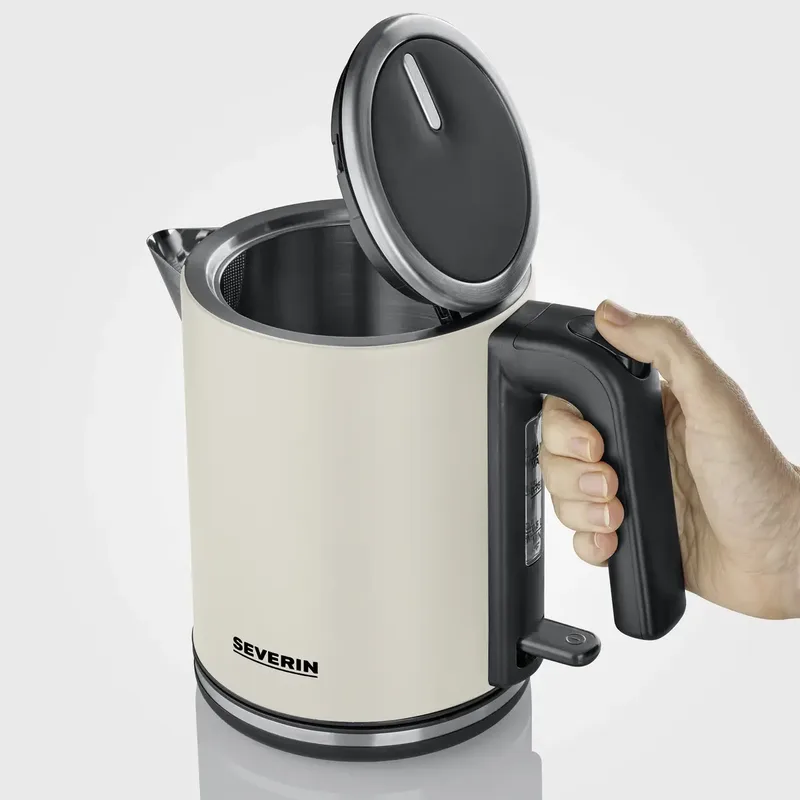 Severin 9577 Waterkoker - Controlelampje - Beige/Zwart by Severin in Beige, Black – product photo 2 of 3