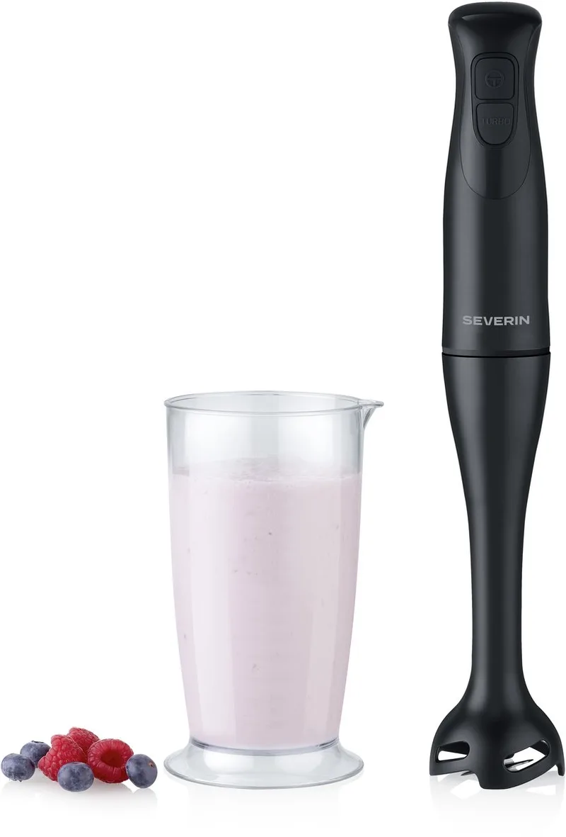 SM 3761 Staafmixer met Maatbeker – 350 W – Turbofunctie – 700 ml by Severin in Black – product photo