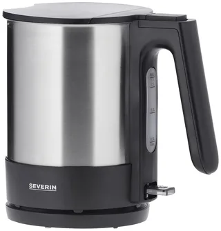 WK 3409 Waterkoker van Severin in Rvs, Zwart – productfoto 3 van 3