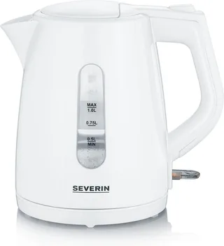 WK 3411 waterkoker 1 l 2200 W by Severin in White – product photo 1 of 2