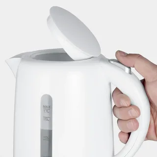 WK 4325 Waterkoker - draadloos - 1.7 liter - Wit fra Severin i Hvid, Sølv – produktbillede 2 af 2