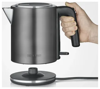 WK 9342 Waterkoker – 2400W – RVS – 360° Draadloos – Compact - Zwart by Severin in Black, Staal – product photo 2 of 2