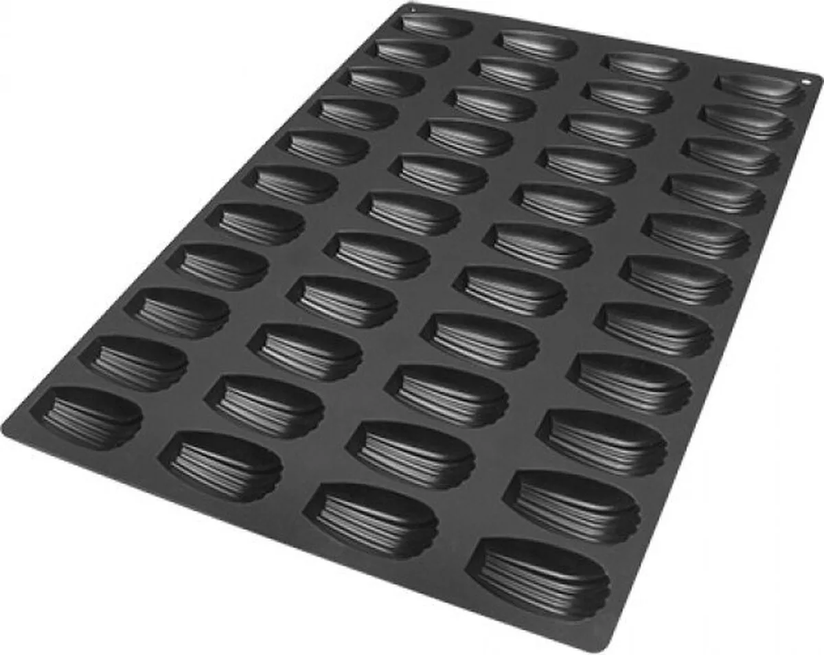 Bakmat Madeleine (Cap.44St.) - SessantaQuaranta 070605 fra Silikomart i Rvs – produktbillede