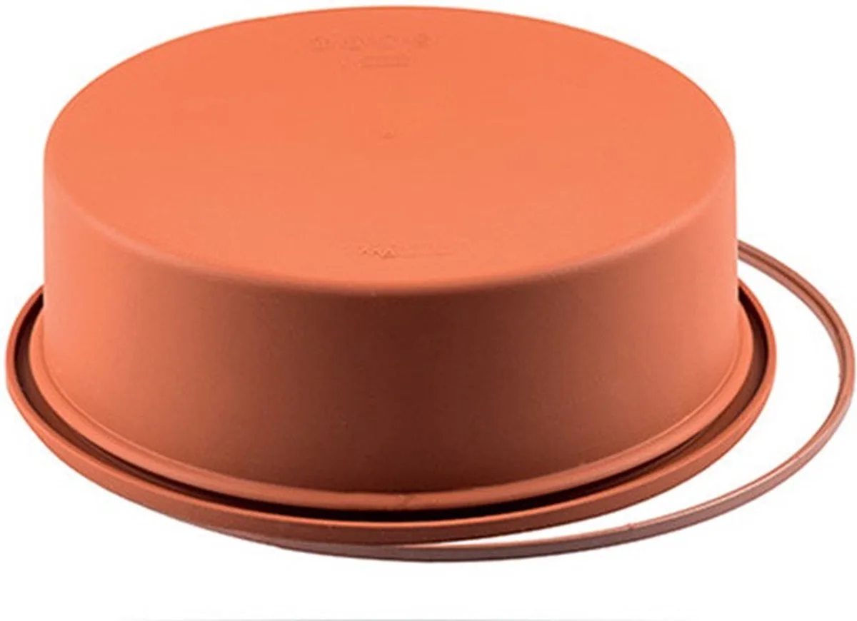 bakvorm tradition sft180 génoise D18cm H6.5cm by Silikomart in Brown – product photo